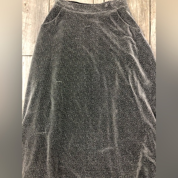 Maxi metallic skirt with side pockets size XS - Picture 5 of 8